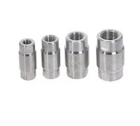 1PC 1/2" 304 stainless steel high pressure check valves gas water one-way valve DN15