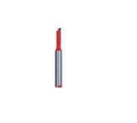 1pc 1/4" 1/2" tige double tranchant fraise droite alliage double flûte fraise à bois fraise plastique bois rainurage outil de menuiserie(1-4 X 3-16)
