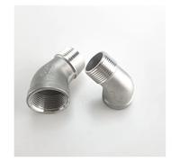 1pc 1/4" 3/8" 1/2" 3/4" 1" 1-1/4" 1-1/2" 2" Female To Male 45 Degree Elbow Connector Coupler SS304 Stainless Pipe Fitting(2")