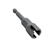 1PC 1/4 ''écrou À Oreilles Tournevis Embout Boulon Crochet Clés Douille Adaptateurs De Douille Tige Hexagonale Pour Vis Autoperçante Électrique PowerWing