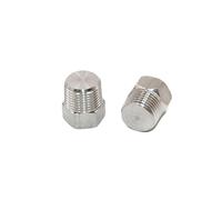 1PC 1/4" NPT Male Thread 304 Stainless Steel End Hex Head External Hexagon Head Cap HMCOCOOFM