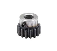 1pc 1.5 Module 14 dents trempe haute fréquence en acier au carbone trempé engrenage droit étagé, hauteur 20mm