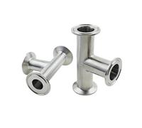 1PC 1.5" Tri Clamp & Pipe OD 1-1/2" Equal Tee Compatible Pipe Fitting SS304 Stainless Steel YZWRWRMKTB