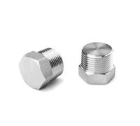 1pc 1/8" 1/4" 3/8" 1/2" 3/4" 1" M12 M14 M16 M18 M20 BSPT NPT Metric Male 304 316 Stainless Steel Hex Head End Cap Pipe Fitting(M25x1.5) Plumbing Fittings