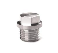 1PC 1/8 "1/4" 3/8 "1/2" M8 M10 M12 M14 M16 M18 M20 M22 M24 M27 métrique mâle 304 acier inoxydable tête hexagonale bouchon bouchon raccord de tuyau(M16x1.5)