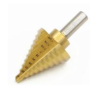 1pc 10 étapes foret à pas rainuré droit 1/4 "à 1 3/8" forets cône en titane Hss 1/2 "tige métal forage bois trou Cutter
