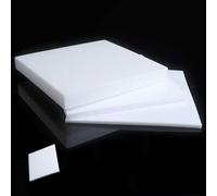 1pc 100mm x 100mm PTFE Plastic Sheet - High Performance Non-Stick Board for Gaskets, DIY Crafts, and Industrial(6mm)