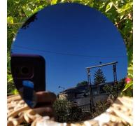 1pc 11-13cm Obsidian polishing mirror black quartz crystal High-end decoration Gemstone Stone