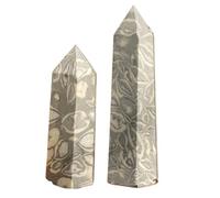 1PC 12-14cm Thousand Eyes Stone Tower Home decoration and ideal gift for crystal collectors home and Gemstone Stone
