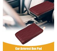 1pc 12,20"x6,30"x1,97" Universel Voiture Accoudoir Bo?te Coussin - Rouge