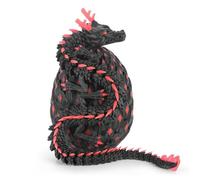 1pc 12-inch 3D Printed Glow in The Dark Dragon Eggs Fidget Toy Night Light for Home Office Desk Decor Collectible Gift Idea(Dark Pink,G)