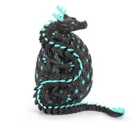 1pc 12-inch 3D Printed Glow in The Dark Dragon Eggs Fidget Toy Night Light for Home Office Desk Decor Collectible Gift Idea(XS,G)