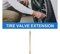 1Pc 120Mm Pneu Valve Rallonge Universel Cuivre 180 Degré Pneu Valve Potence Rallonge Pour Voiture Moto Vr Camion Vélo