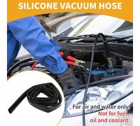 1Pc 130Psi Pression Max Universel Silicone Tuyau De Vide Voiture Automobile Ligne De Vide Silicone Haute Température Noir 5Ft 13/16" 20Mm Id 2Mm épaisseur