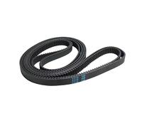 1pc 1450-5M-10mm Courroies crantées synchrones en caoutchouc de chloroprène à couple élevé, Longueur de la ligne de pas 1450mm, 290 dents, largeur de courroie 10mm