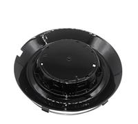 1PC 147 mm Centre de moyeu de moyeu de moyeu BC-383 BC383 Convient à la BC 455 C-1258 C-1258-LA5B TY006 TY-006 Compatible avec Certains véhicules européens(1PC-Bright Black)