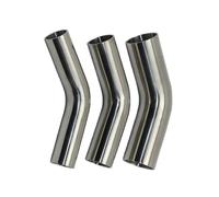 1PC 159mm X 2mm 304 stainless steel 45 degrees lengthened elbow inside and outside polishing