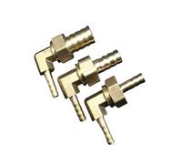 1pc 16mm-19mm Hose Barb Elbow Reducing Coupling Brass Hosetail Reducer Coupler Connector Water Gas Oil