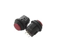 1pc 16MM PB-1605BD red self-reset push-button switch with 3V light round head Controls Switches