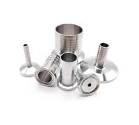 1pc 19mm x Ferrule 25.4 Hose Barb Tri Clamp OD19mm Adaptor SS304 Pipe Fitting Ferrule OD25.4mm ZGPOSQKZSC