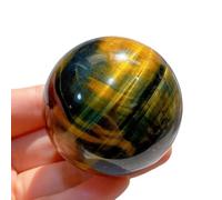1pc 2-2.5cm Crystal Sphere Ball Tiger Eye with Stand Balancing Feng Shui Home Decor Gemstone Stone