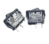 1pc 2 pin on/off KCD1 black 15 * 10mm full copper silver MR5 3A250V