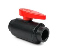 1PC 20/25/32/40/50/63mm UPVC Ball Valves Garden Irrigation Fittings Water Pipe Connector Aquarium Adapter Superior(Grey,I.D 63mm)