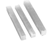 1pc 200g Quartz Crystal Selenite Stick Wand White Gypsum Column 70-90MM Gemstone Stone