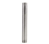 1pc 200mm BSP 1/4 "1/2" 3/4 "1" Acier Inoxydable Raccord de Tuyau, Adaptateur de Connecteur de Tuyau, SS304 Mâle Fileté Raccord de Tuyau Industriel pour Tuyau de