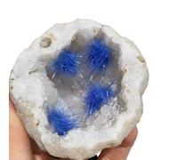 1pc 210-300g amas de cristaux d'agate blanche goethite quartz symbiotique Gemstone Stone