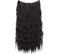 1pc 22 Inches Clip On Wire Fish Line Hair Extensions Secret Invisible One Piece For Ombre Synthetic Hairpiece(T4/27/30)