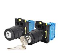 1pc 22mm LA36M Key Switch 3 POSITION 2NO 12v 220v 10A On Off Knob Button