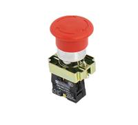 1pc 22mm NC interrupteur à bouton-poussoir d'arrêt d'urgence + NC AC660V/10A XB2-BS542