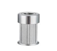 1PC 24 dents 2M 2GT poulie synchrone alésage 5/6/6.35/7/8mm for largeur 15mm courroie de distribution GT2 pièces d'imprimante 3D 24T(Bore 6mm)
