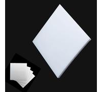1pc 250mm x 250mm PTFE Plastic Sheet - High Performance Non-Stick Board for Gaskets, DIY Crafts, and Industrial(5mm)