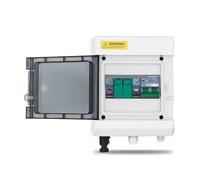 1pc 25A DC MCB Solar photovoltaic PV Combiner Box With Protection 6way 1 input 1 out DC 600V Fuse MCB SPD