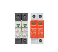 1pc 2P SPD 500V 600V 800V 1000V 20KA~40KA Parafoudre de protection domestique Dispositif d'arrêt basse tension 275VAC 385VAC(Gray Surge2,800VDC)