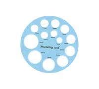 1pc / 2pc Outil Précis De Dimensionnement Blindage Mamelon Silicone Pour La Mesure L'allaitement Et L'alimentation Des Bouteilles Avec Des Marques Claires