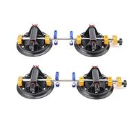 1pc / 2pcs Set d'ensemble de jumelage en pierre sans soudure Set de nivellement à vide en caoutchouc for joint avec une barre horizontale d'aspiration de 8 "(2PCS PLASTIC BOX)