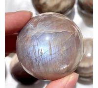 1pc 3-3.5cm Blue Moonstone Ball Crystal Flash Home Decoration Heal Crystals Spiritual Gemstone Stone