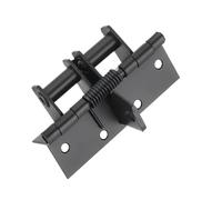 1pc 3 In 1 Automatic Self Closing Door Hinges With Positioning 90 Degrees Integrates Spring Hinge Closer And Stopper(Black)