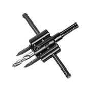 1PC 30/40-120/200/300mm Adjustable Circle Hole Saw Aircraft Type Hole Opener Circle Hole Cutter Drill Bit Woodworking(30-300mm Alloy)