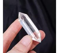 1PC 30-60mm Naturel Clair Quartz Roches Cristal Baguette Double Pointe Livre -40-50mm-1PC (Choix Aléatoire)