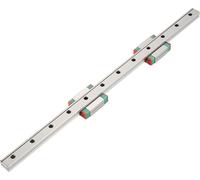 1pc 300mm MGN12 Miniature Linear Rail Guide Rail 12mm Width 2pcs MGN12B Slide Blocks