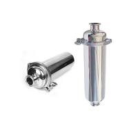 1pc 304 Grade Stainless Steel 10inch-45mm Pipeline Strainer Pipe Tri Clamp 100 Mesh Beer Homebrew Fitting Ferrule