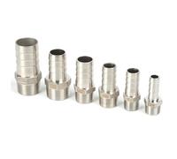 1PC 304 Stainless Steel 1" BSP Male Thread Pipe Fitting x 32mm Barb Hose Tail Pagoda Coupling Connector