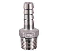 1pc 304 stainless steel 1" BSPT male threaded joint hose water pipe reducer 10mm PAJPXPCD