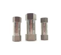 1PC 304 Stainless Steel High Pressure One Way Valve 3/8" BSPP 32 Mpa Male Thread Check Valve