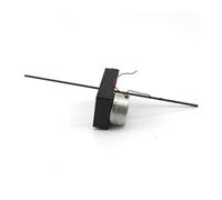1PC 3048-300 DC Gear electronic starter,2mm double shaft,long axis 30mm/60mm/100mm/150mm Solar gear electronic starter, diy manual material science IINKUEYK(60mm)