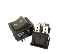 1pc 30A 250V AC High Current ON/OFF,KCD4,4Pin black,Sterling Silver Point,Rocker Power Button Switches Controls Switches